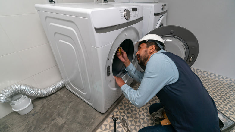 Belmont washer- dryer installation